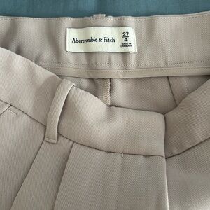 Abercrombie & Fitch Beige Trousers